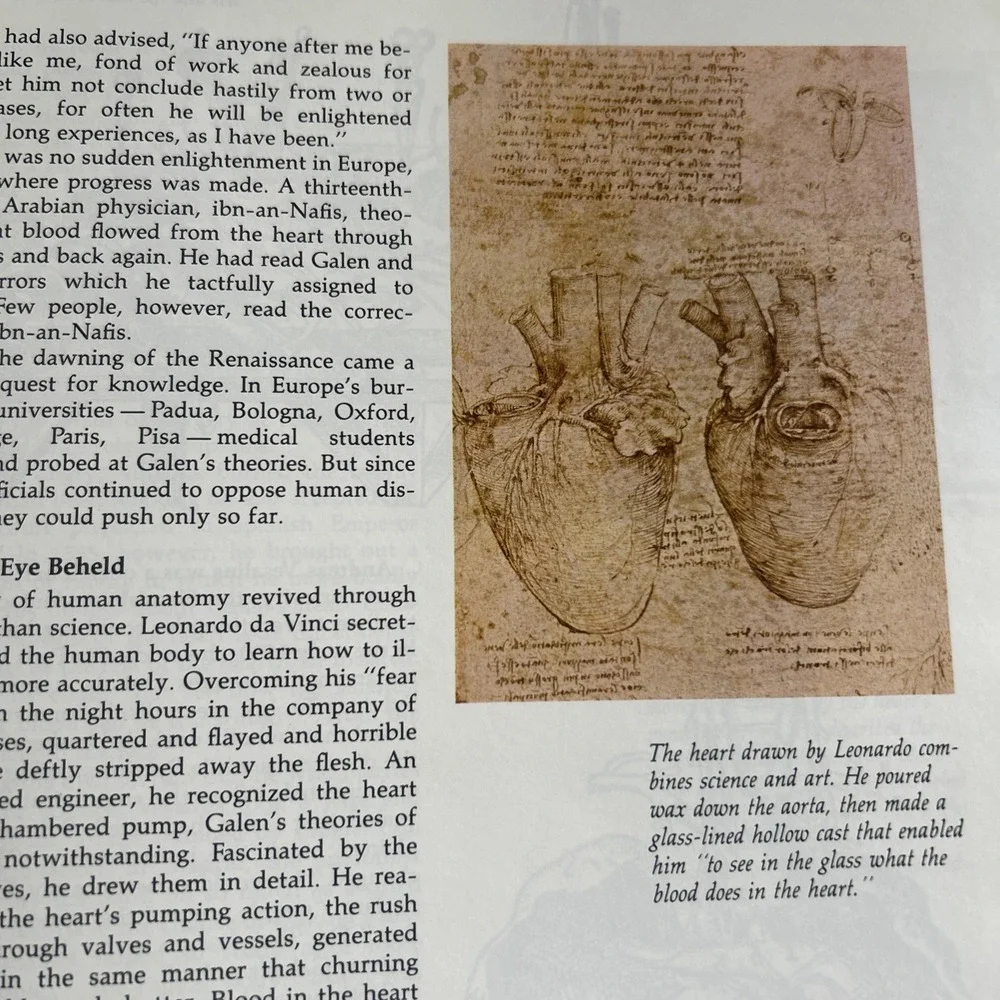 The Human Body The Heart The Living Pump Leather T Book Leather Bound Very Good